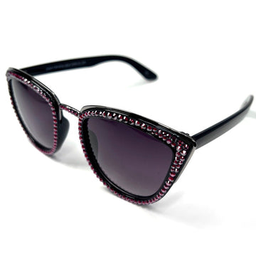 Jimmy Crystal New York crystal handmade limited edition fashion sunglasses