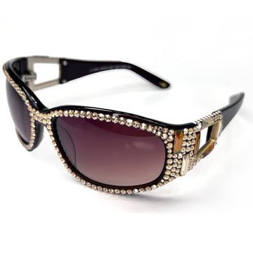 Jimmy Crystal New York crystal handmade limited edition fashion sunglasses