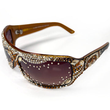 Jimmy Crystal New York crystal handmade limited edition fashion sunglasses