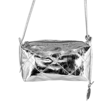 Marco Masi Milano Small Diamond Quilted Square Shoulder Bag - Ice Galaxy