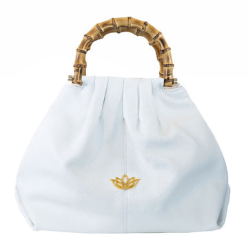 Kilesa - MIDI Calfskin Elegant Bamboo Handle Bag