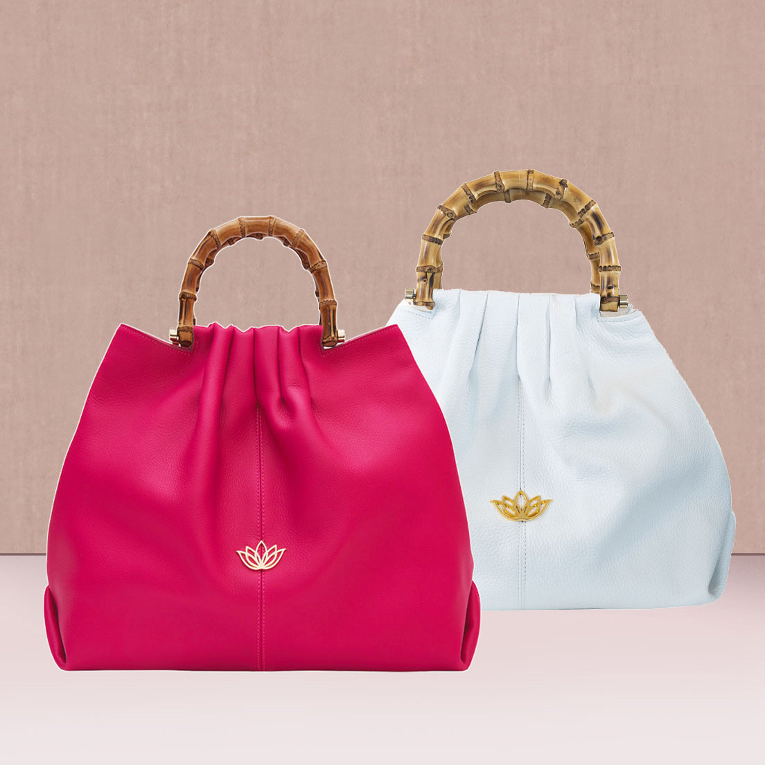 WYN DI BELLEZZA ｜ Kilesa - MIDI calfskin elegant bamboo handle