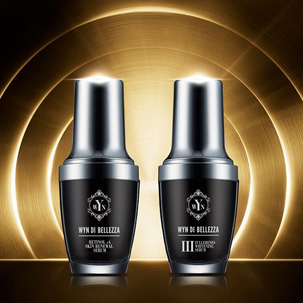 【亮白煥膚組】WYN & Dr.CHAO 金鈕扣 A 醇亮澤精華＋雙重亮白精華（III） 20ml 2入組