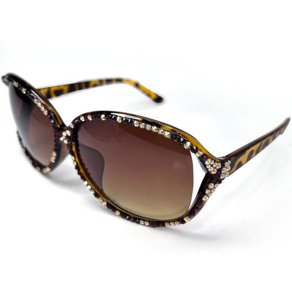 Jimmy Crystal New York crystal handmade limited edition fashion sunglasses 